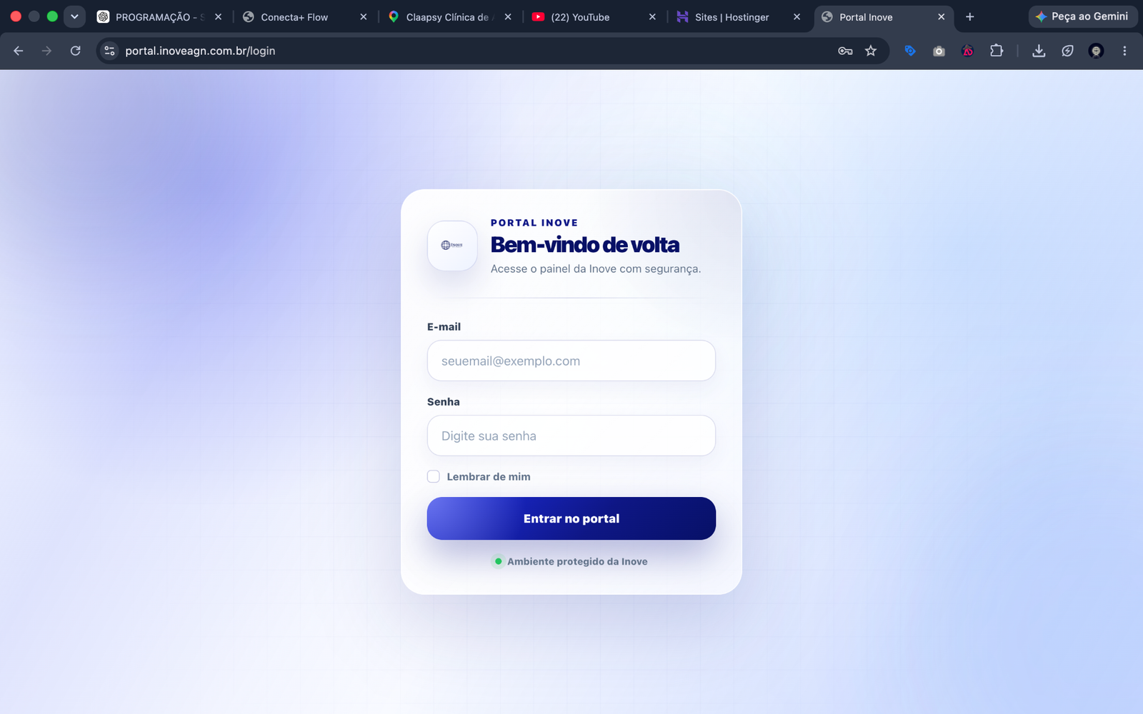 Tela complementar de Gestão completa para agência de marketing